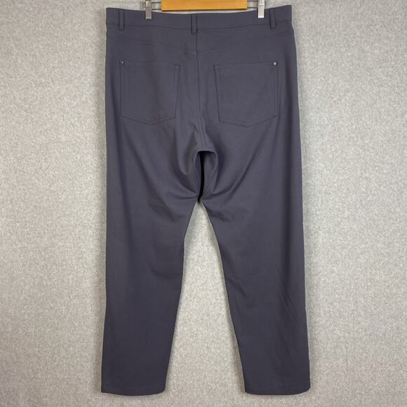 Western Rise Pants Mens 38x32/34 (Fits 40x31.5) Grey Diversion Pant Classic Fit - Picture 4 of 8